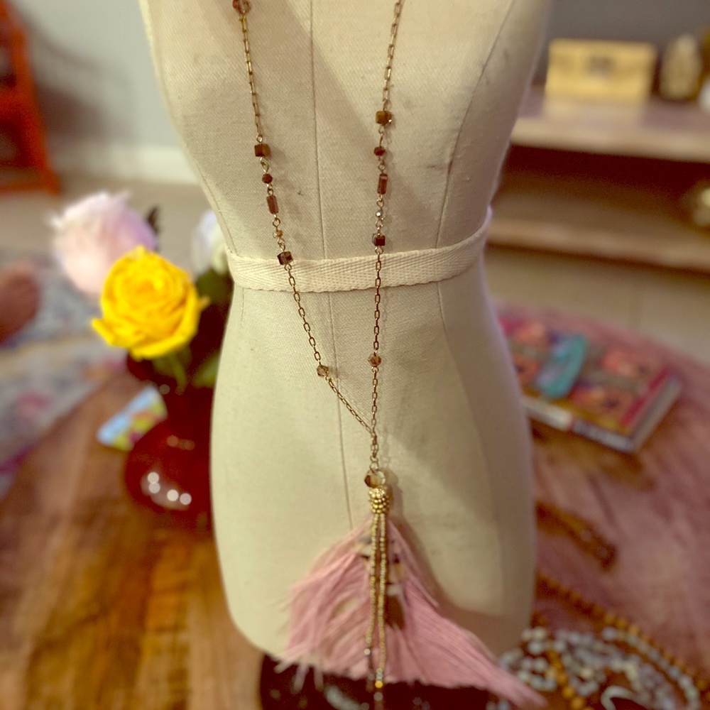 Feather necklace
